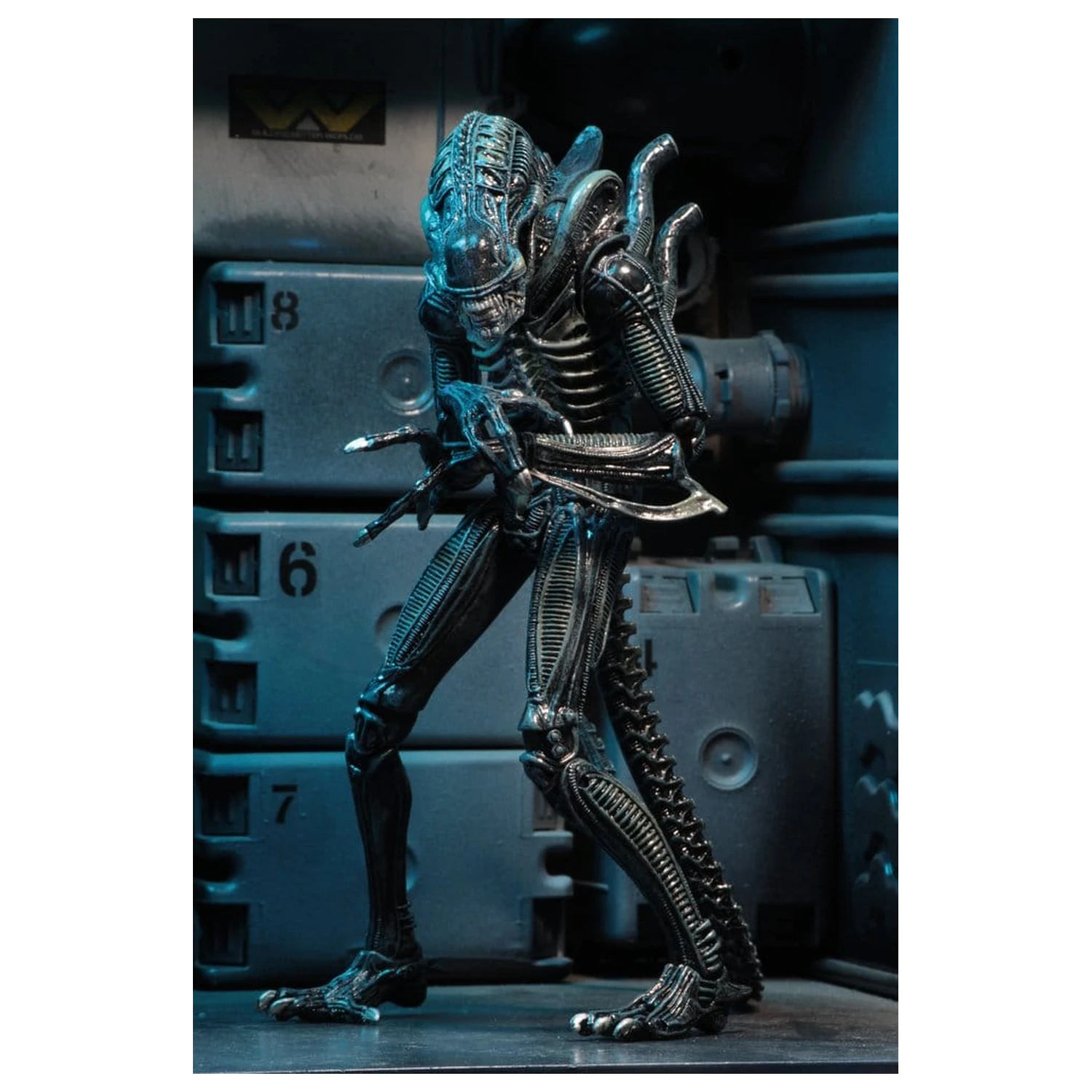 Aliens Ultimate Action Figure Warrior (1986) Blue 23 cm poza produsului
