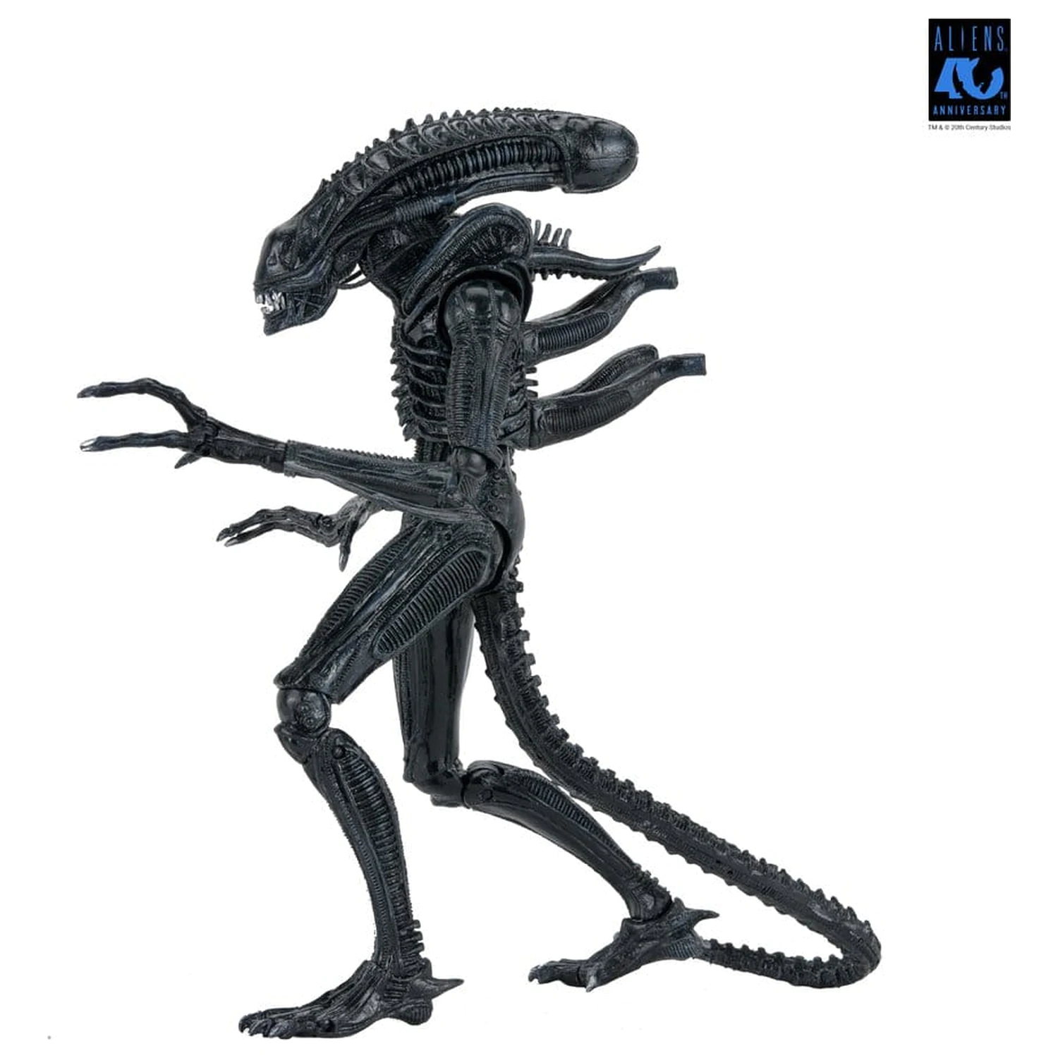 Aliens Ultimate Action Figure Warrior (1986) Xenomorph Black (40th Anniversary) 23 cm poza produsului
