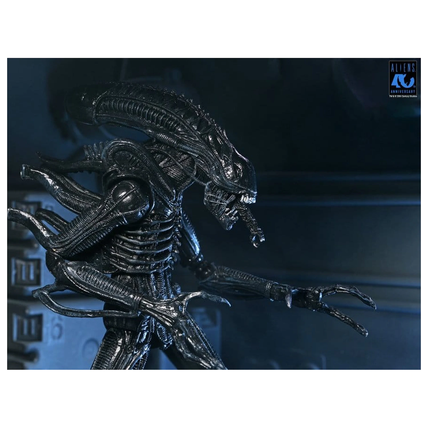 Aliens Ultimate Action Figure Warrior (1986) Xenomorph Black (40th Anniversary) 23 cm poza produsului