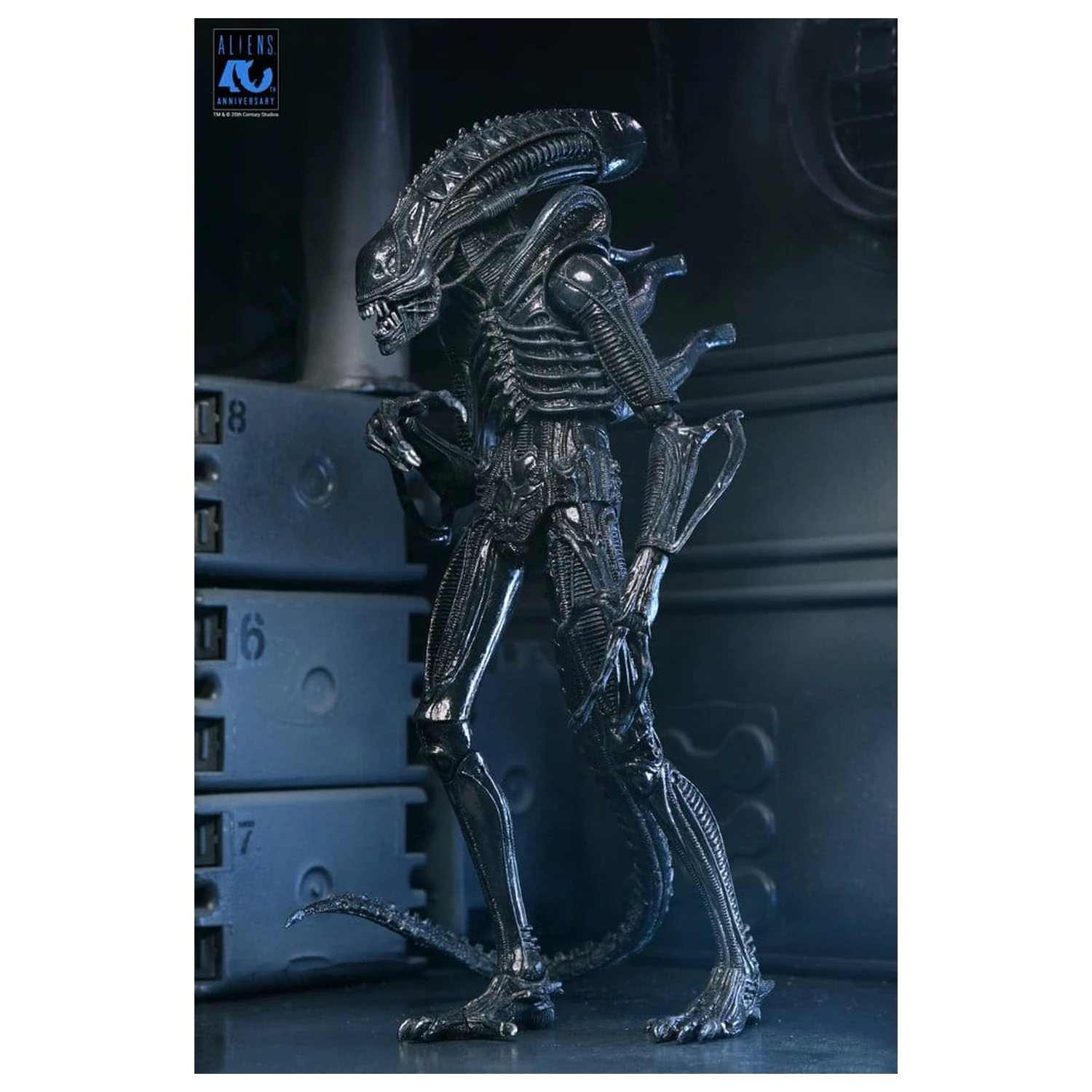 Aliens Ultimate Action Figure Warrior (1986) Xenomorph Black (40th Anniversary) 23 cm poza produsului