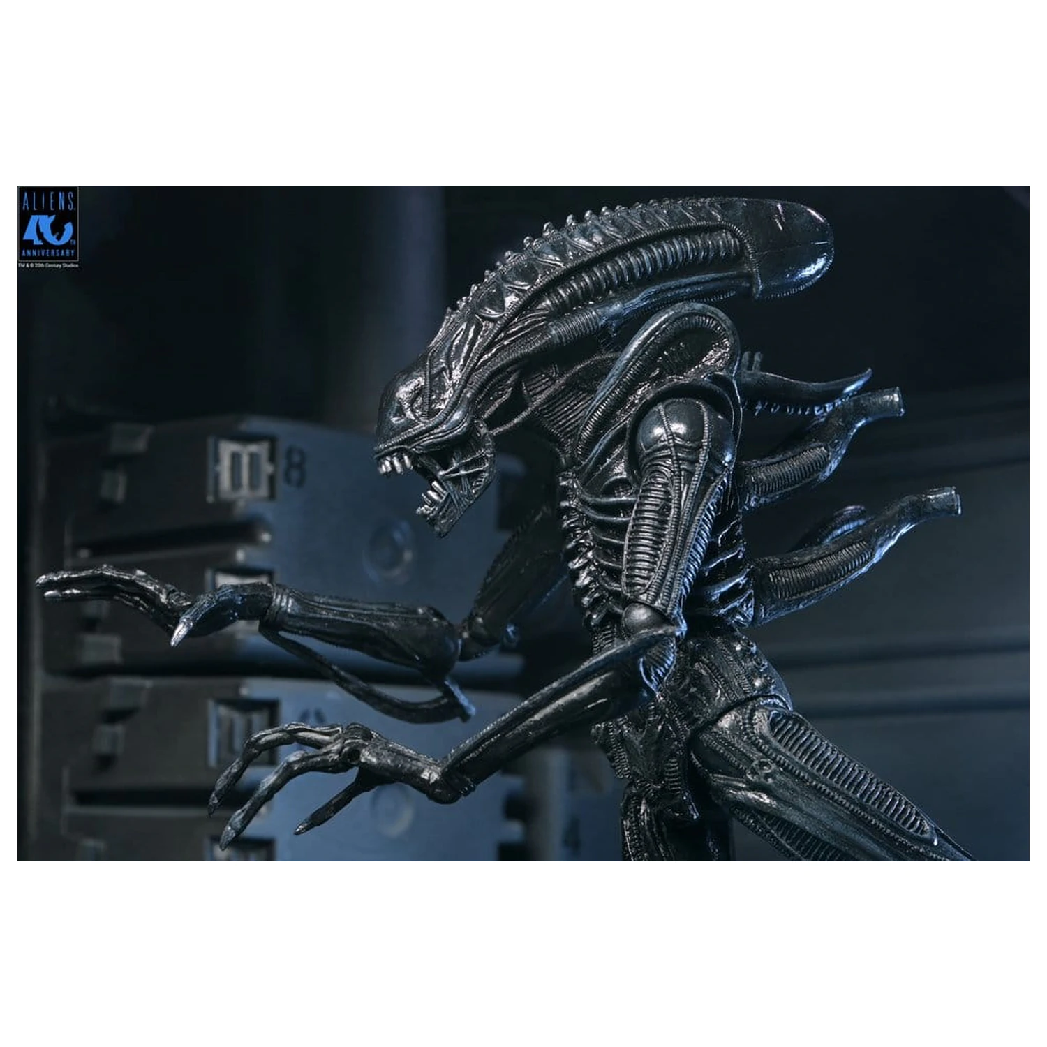 Aliens Ultimate Action Figure Warrior (1986) Xenomorph Black (40th Anniversary) 23 cm poza produsului