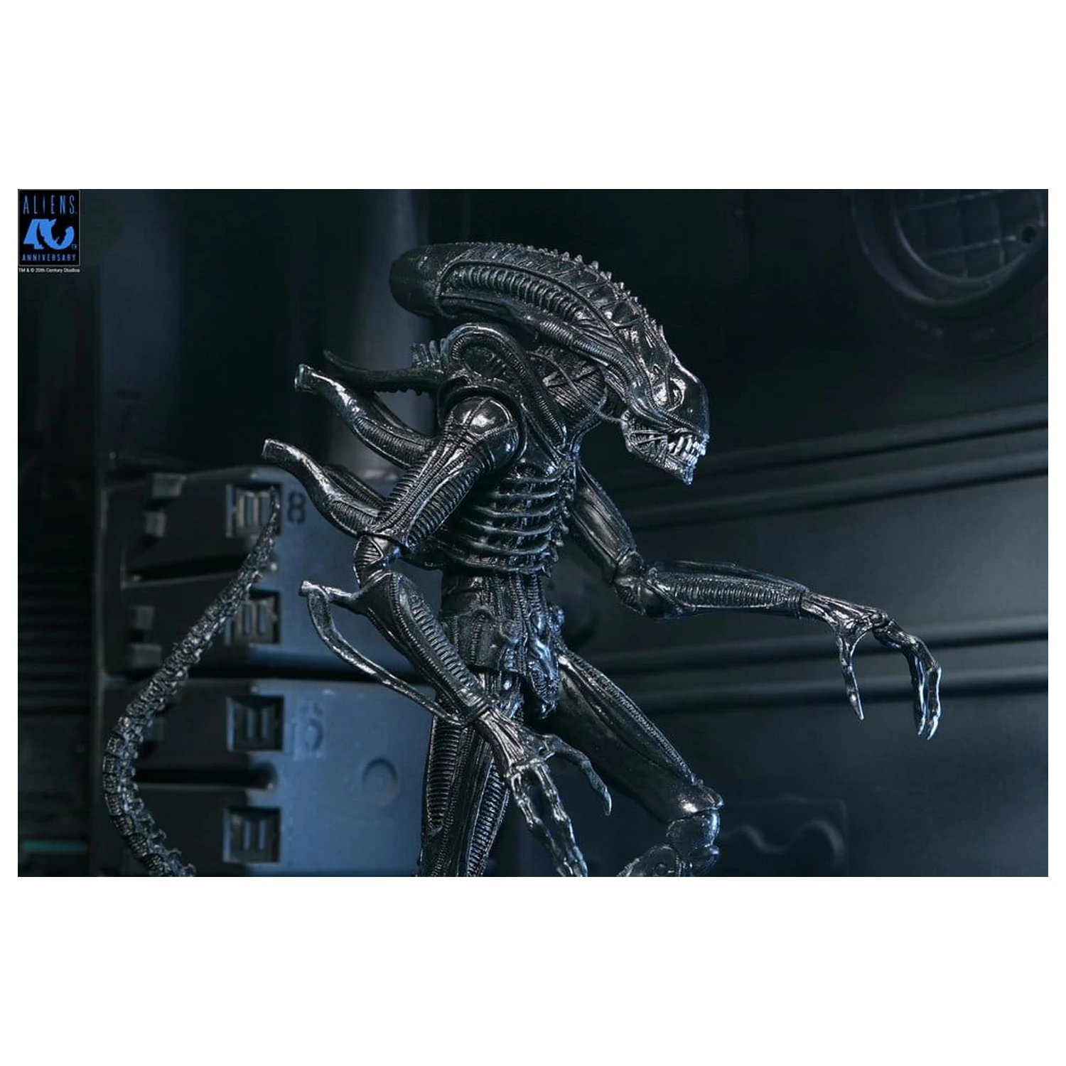 Aliens Ultimate Action Figure Warrior (1986) Xenomorph Black (40th Anniversary) 23 cm poza produsului