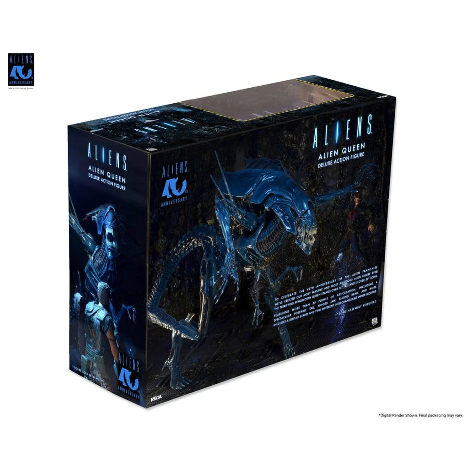 Aliens Ultra Deluxe Action Figure Alien Queen (40th Anniversary) 38 cm poza produsului