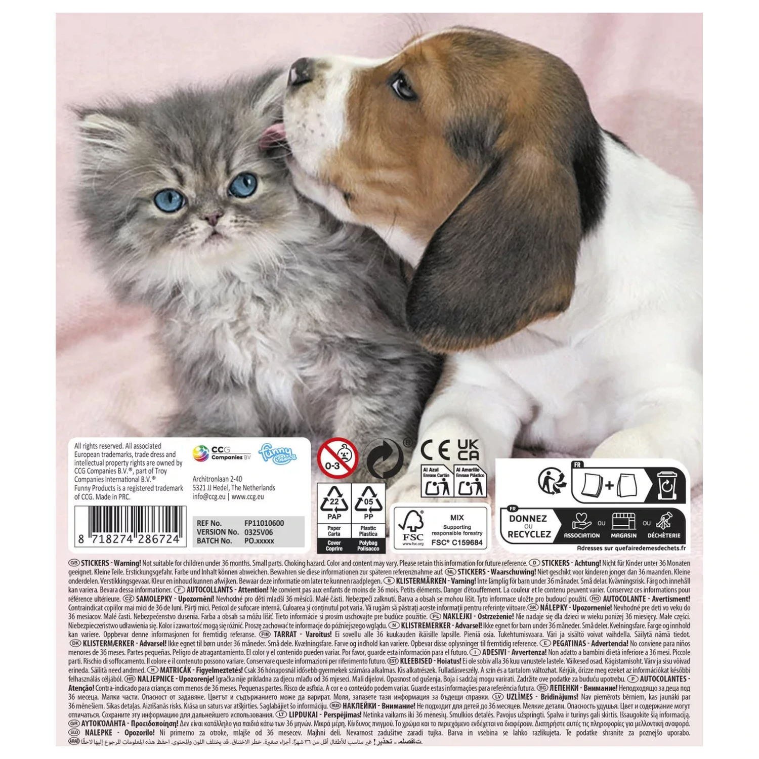 Autocolant Animal Puppies poza produsului