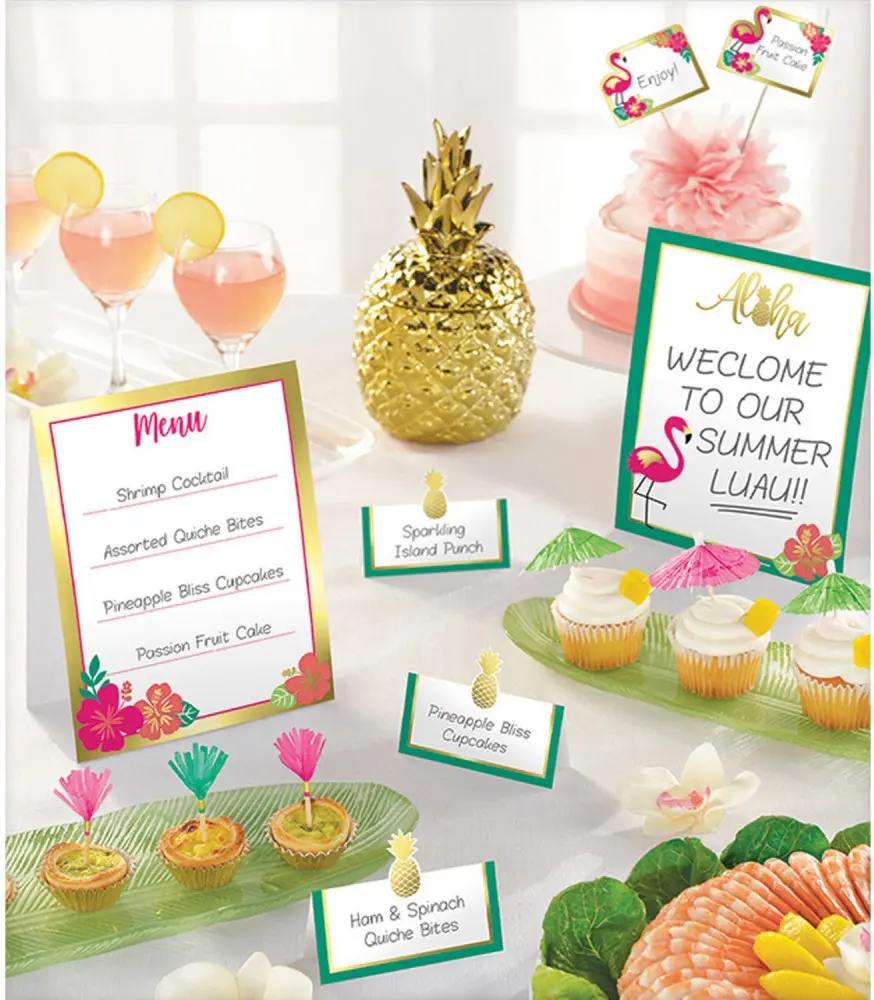 Aloha Table Decoration Set 12 buc poza produsului