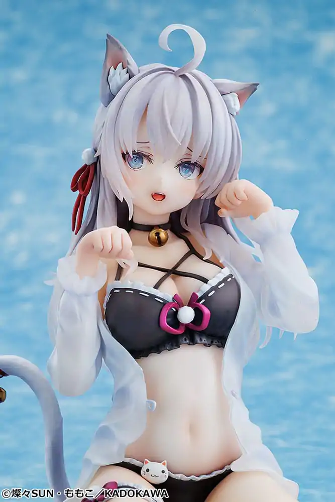 Alya Sometimes Hides Her Feelings in Russian Statuie 1/7 Alisa Mikhailovna Kujou: Light Novel Catgirl Ver. Illustration by Momoco 13 cm poza produsului