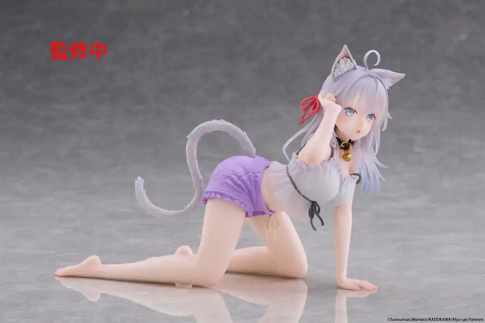Alya Sometimes Hides Her Feelings in Russian Statueta din PVC Alya Cat Ear Roomwear Ver. 13 cm Statueta draguta de birou poza produsului