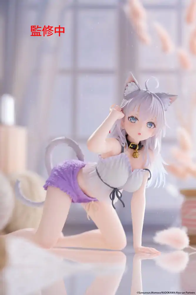 Alya Sometimes Hides Her Feelings in Russian Statueta din PVC Alya Cat Ear Roomwear Ver. 13 cm Statueta draguta de birou poza produsului