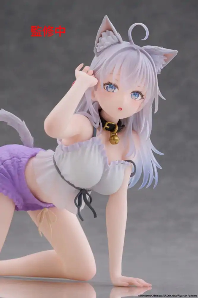 Alya Sometimes Hides Her Feelings in Russian Statueta din PVC Alya Cat Ear Roomwear Ver. 13 cm Statueta draguta de birou poza produsului