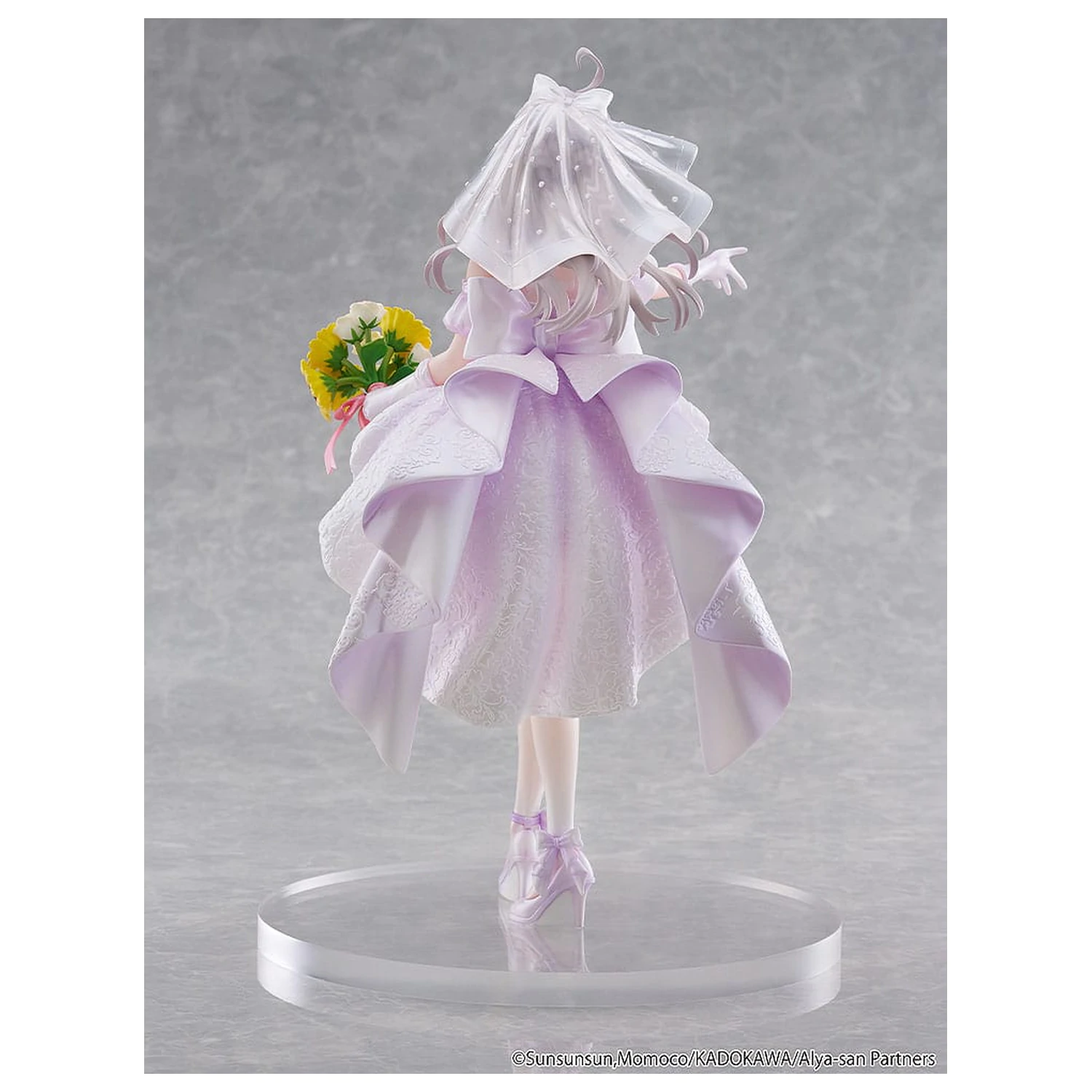 Alya Sometimes Hides Her Feelings in Russian Statue 1/7 Alisa Mikhailovna Kujou Wedding Dress Ver. 24 cm poza produsului