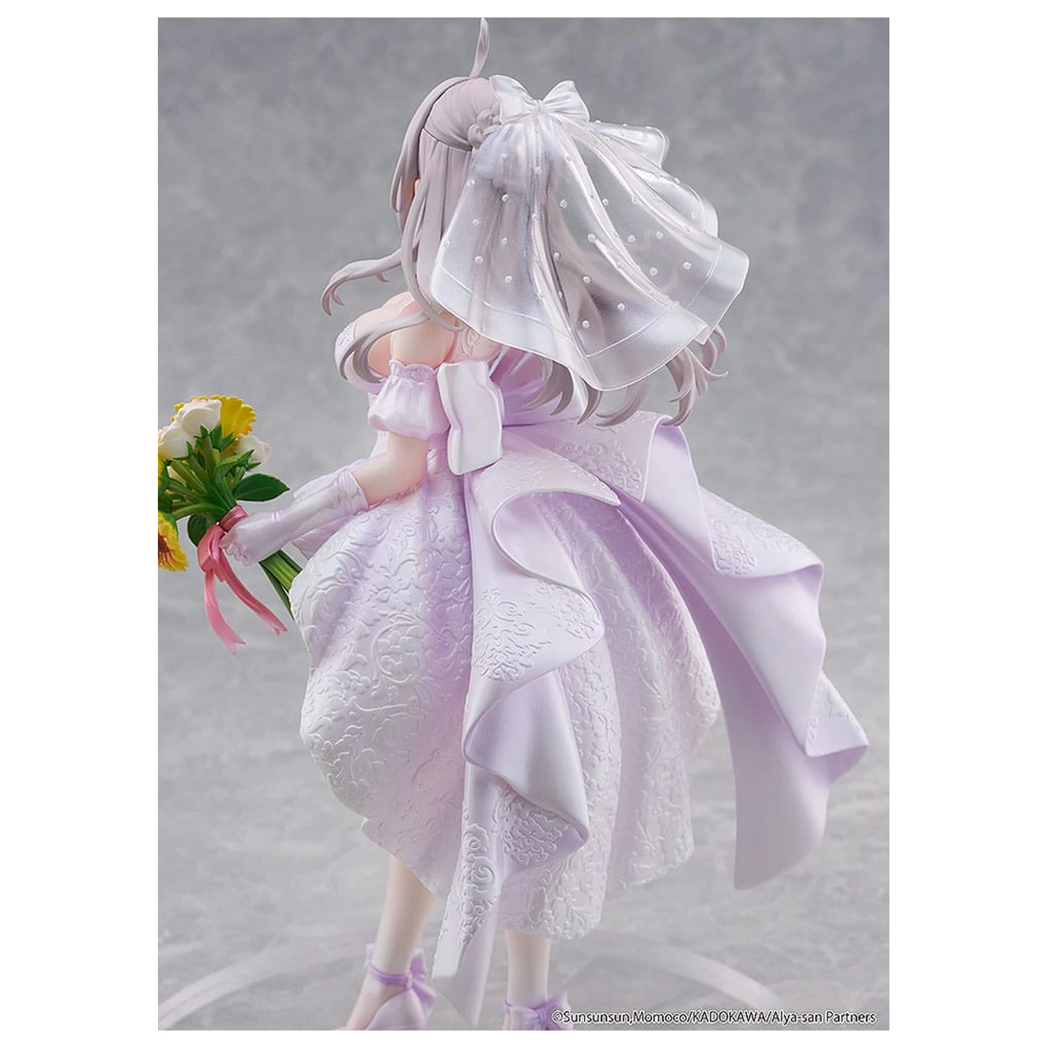 Alya Sometimes Hides Her Feelings in Russian Statue 1/7 Alisa Mikhailovna Kujou Wedding Dress Ver. 24 cm poza produsului