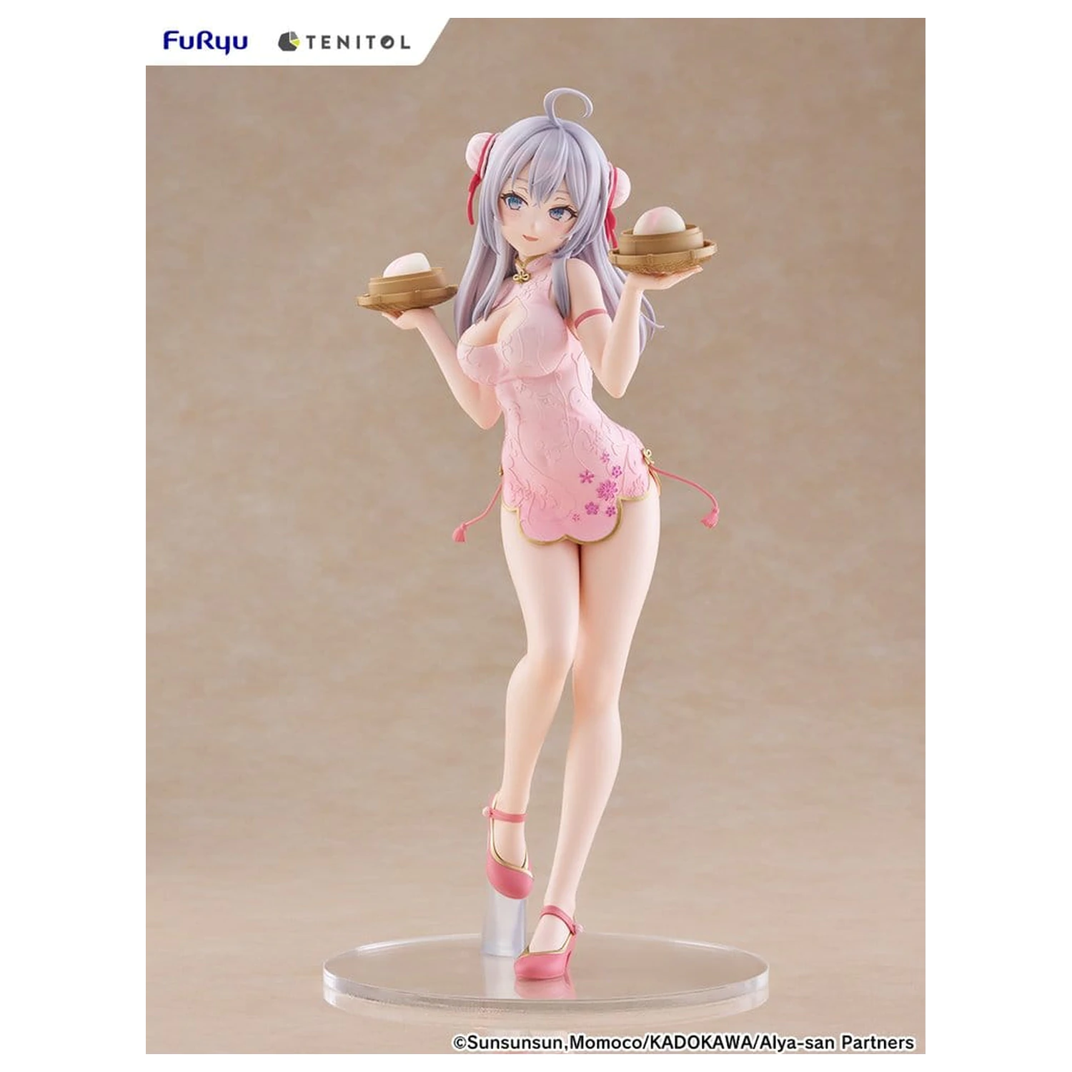 Alya Sometimes Hides Her Feelings in Russian Tenitol Tall PVC Figure Alya Cheongsam Ver. de 29 cm poza produsului