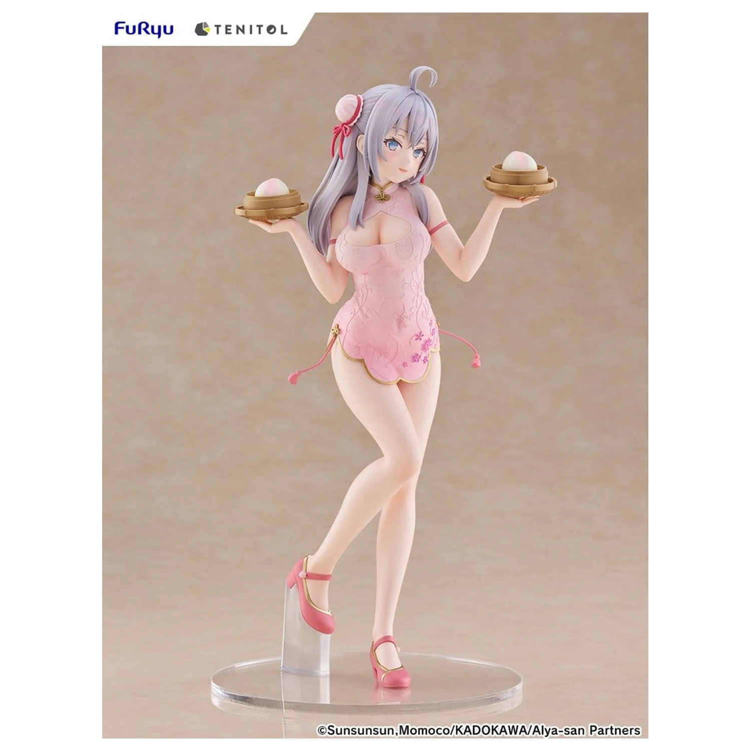 Alya Sometimes Hides Her Feelings in Russian Tenitol Tall PVC Figure Alya Cheongsam Ver. de 29 cm poza produsului