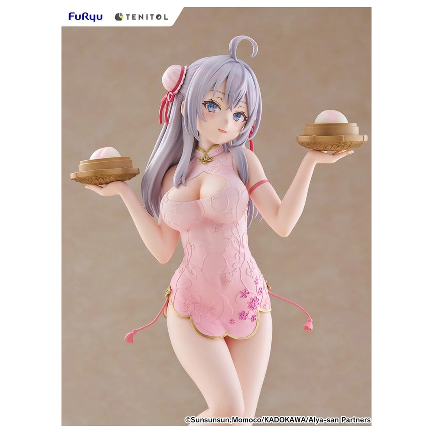 Alya Sometimes Hides Her Feelings in Russian Tenitol Tall PVC Figure Alya Cheongsam Ver. de 29 cm poza produsului
