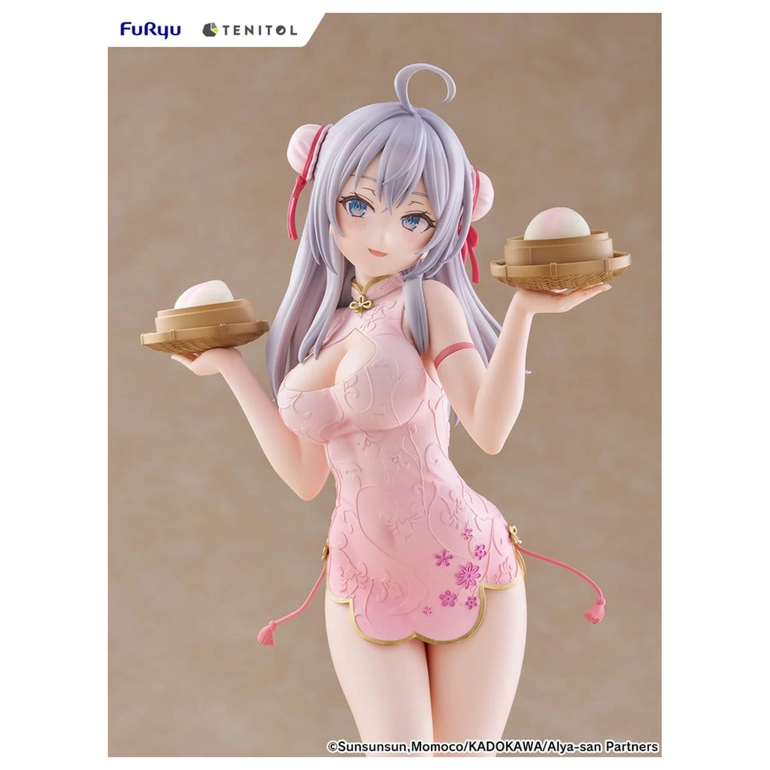 Alya Sometimes Hides Her Feelings in Russian Tenitol Tall PVC Figure Alya Cheongsam Ver. de 29 cm poza produsului
