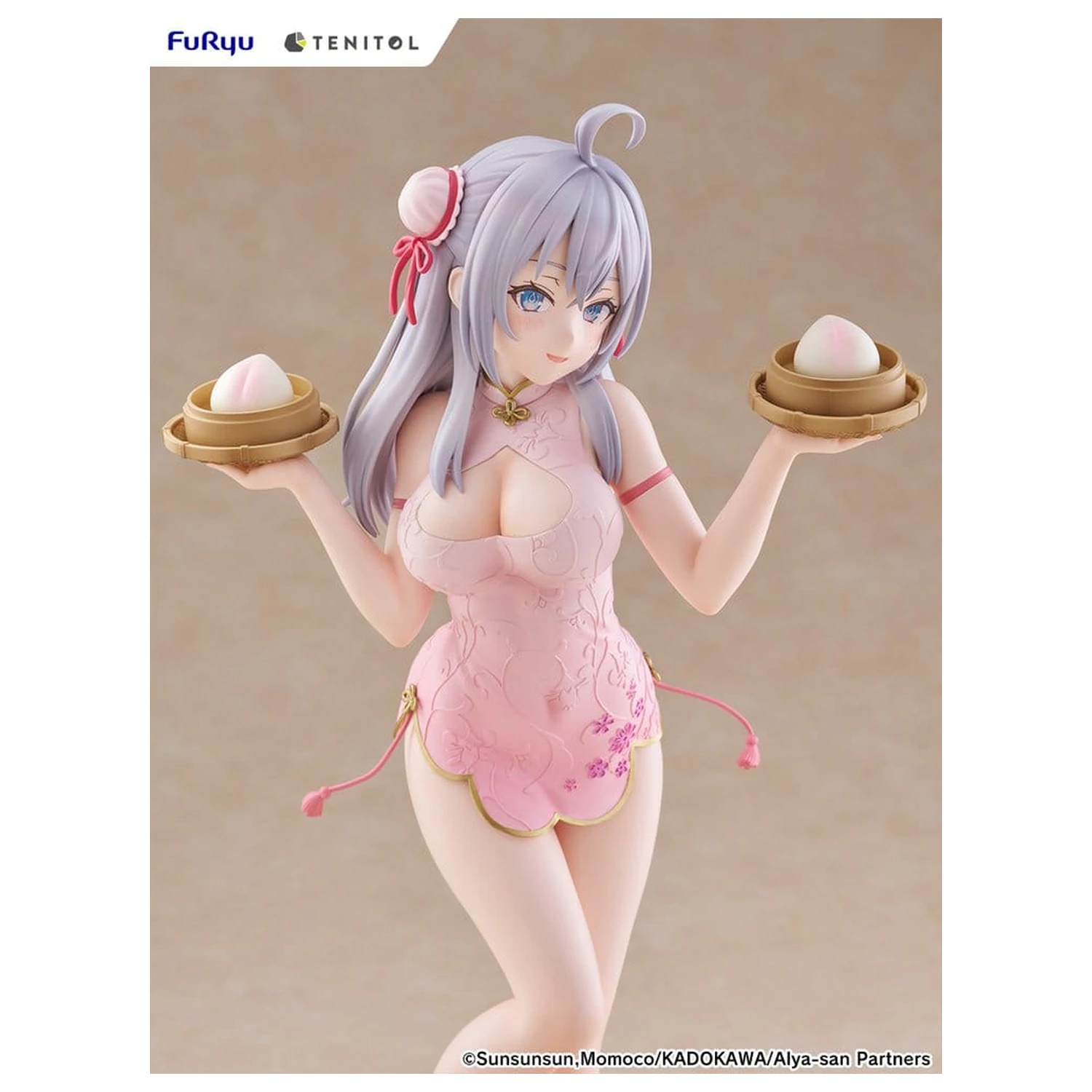 Alya Sometimes Hides Her Feelings in Russian Tenitol Tall PVC Figure Alya Cheongsam Ver. de 29 cm poza produsului