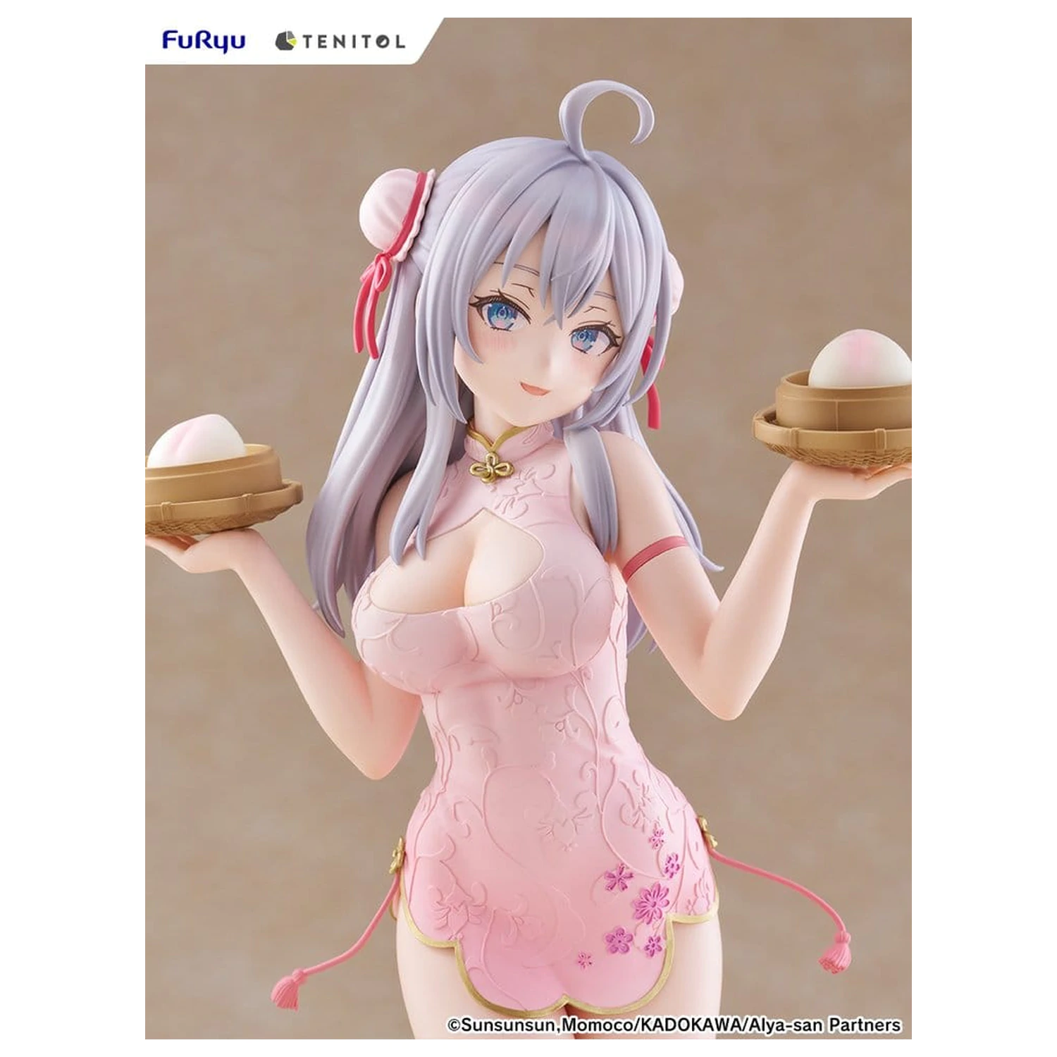 Alya Sometimes Hides Her Feelings in Russian Tenitol Tall PVC Figure Alya Cheongsam Ver. de 29 cm poza produsului