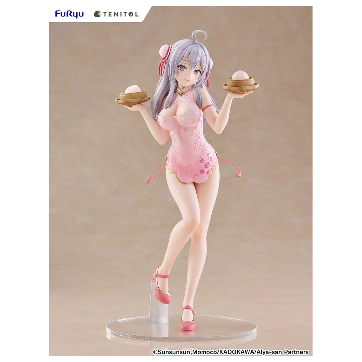 Alya Sometimes Hides Her Feelings in Russian Tenitol Tall PVC Figure Alya Cheongsam Ver. de 29 cm poza produsului