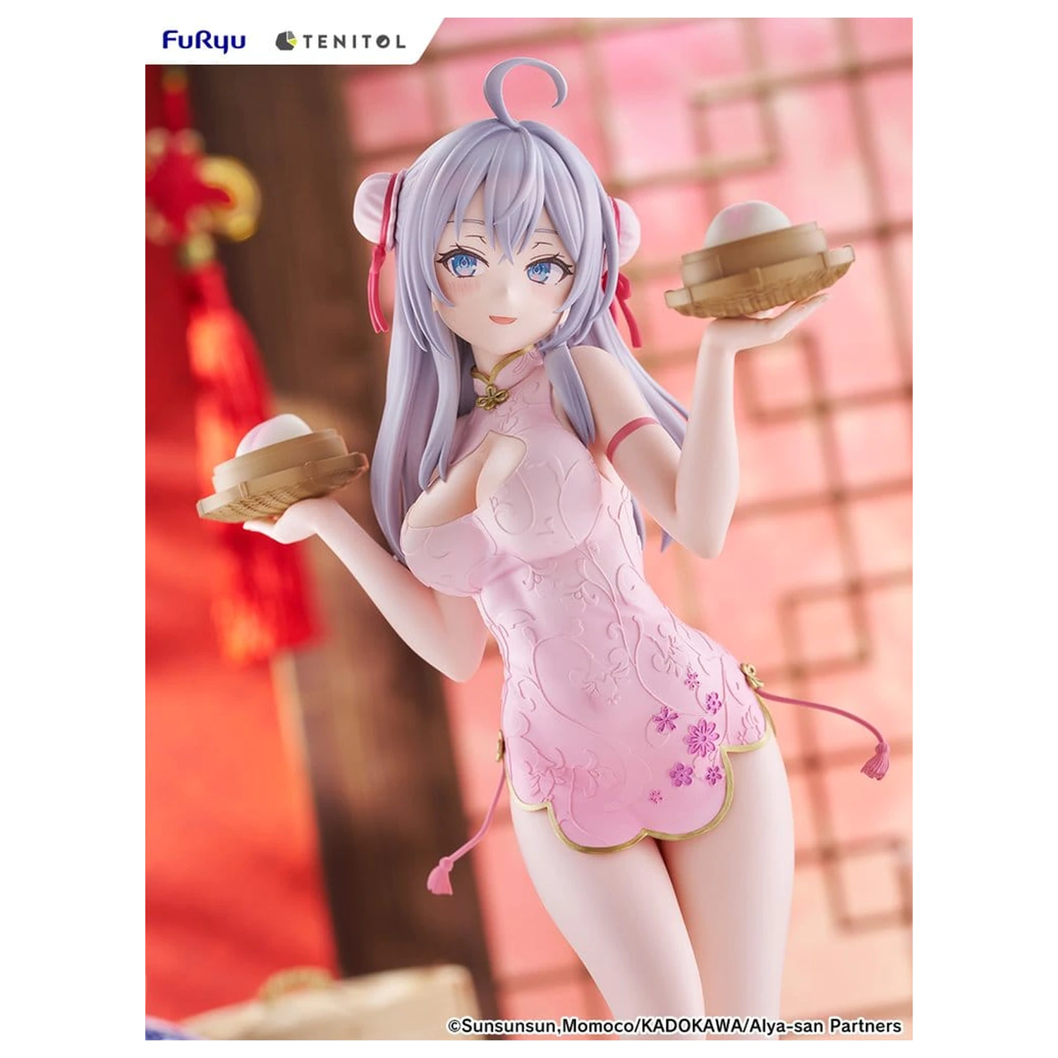 Alya Sometimes Hides Her Feelings in Russian Tenitol Tall PVC Figure Alya Cheongsam Ver. de 29 cm poza produsului
