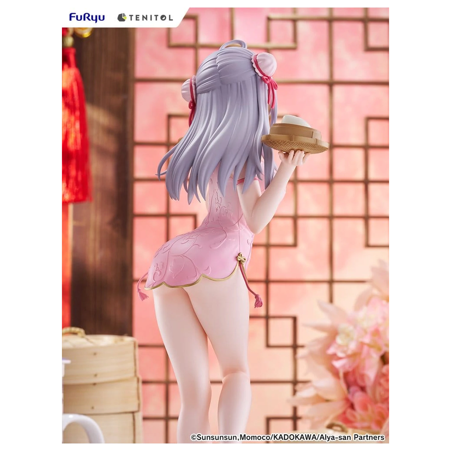 Alya Sometimes Hides Her Feelings in Russian Tenitol Tall PVC Figure Alya Cheongsam Ver. de 29 cm poza produsului