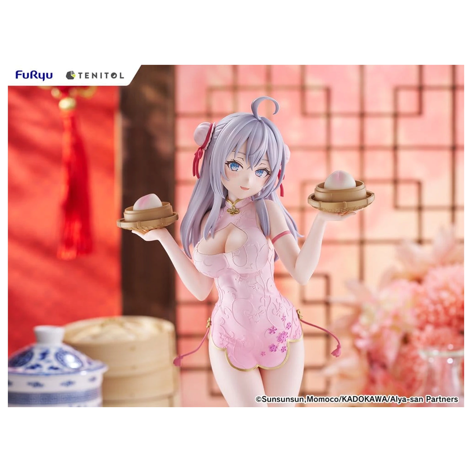 Alya Sometimes Hides Her Feelings in Russian Tenitol Tall PVC Figure Alya Cheongsam Ver. de 29 cm poza produsului