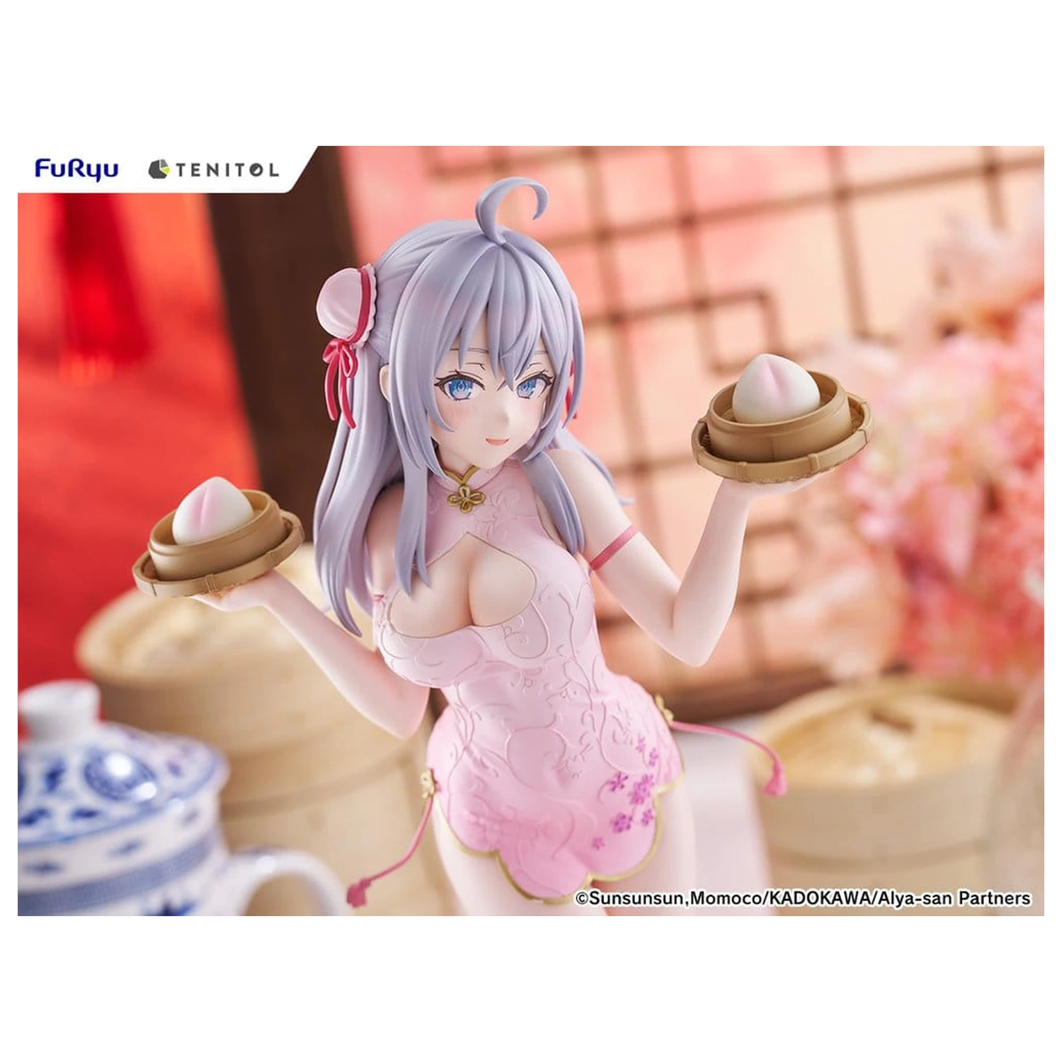 Alya Sometimes Hides Her Feelings in Russian Tenitol Tall PVC Figure Alya Cheongsam Ver. de 29 cm poza produsului
