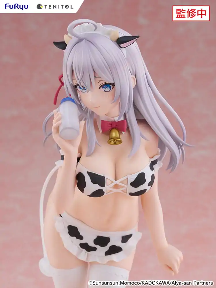 Alya Sometimes Hides Her Feelings in Russian Tenitol Tall PVC Statuie Alya Cow Costume Ver. 29 cm poza produsului