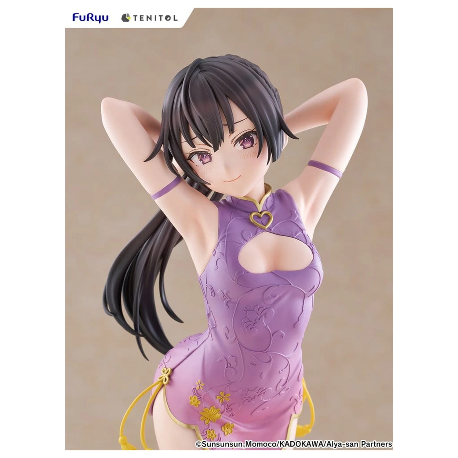 Alya Sometimes Hides Her Feelings in Russian Tenitol Tall PVC Figurină Yuki Suou Cheongsam Ver. 28 cm poza produsului