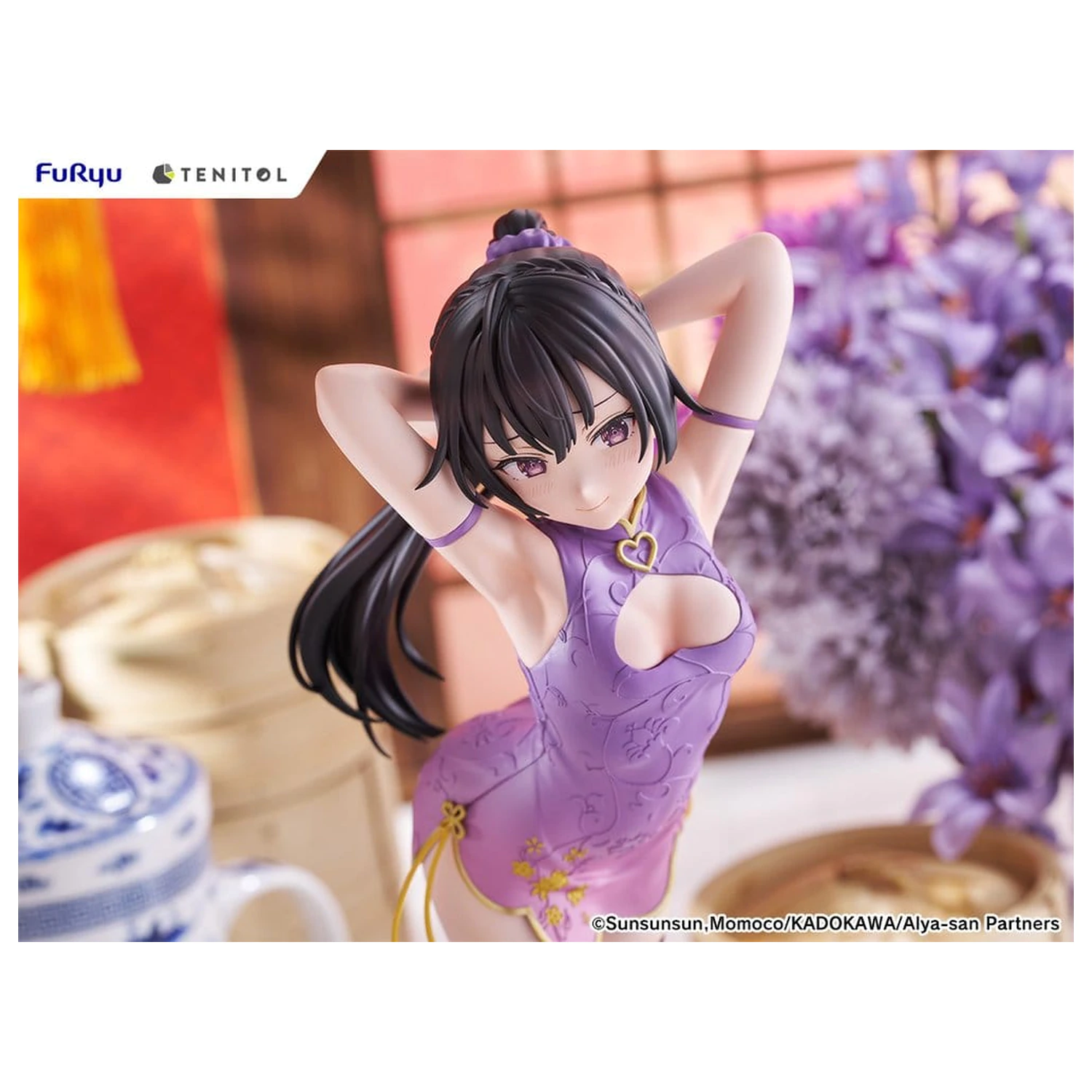 Alya Sometimes Hides Her Feelings in Russian Tenitol Tall PVC Figurină Yuki Suou Cheongsam Ver. 28 cm poza produsului