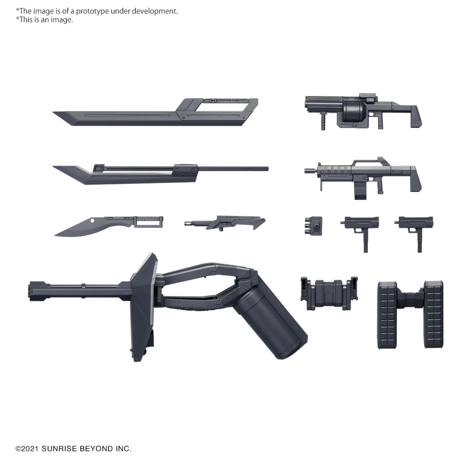 AMAIM - HG 1/72 AMAIM Warrior at the Borderline Set de Arme 2 - Kit Model poza produsului