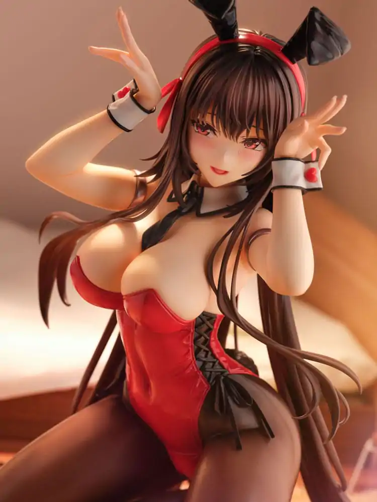 Amakano 2+ PVC Statue 1/4 Yuuhi Kurohime Bunny Suit Ver. 32 cm Statuie din PVC 1/4 poza produsului