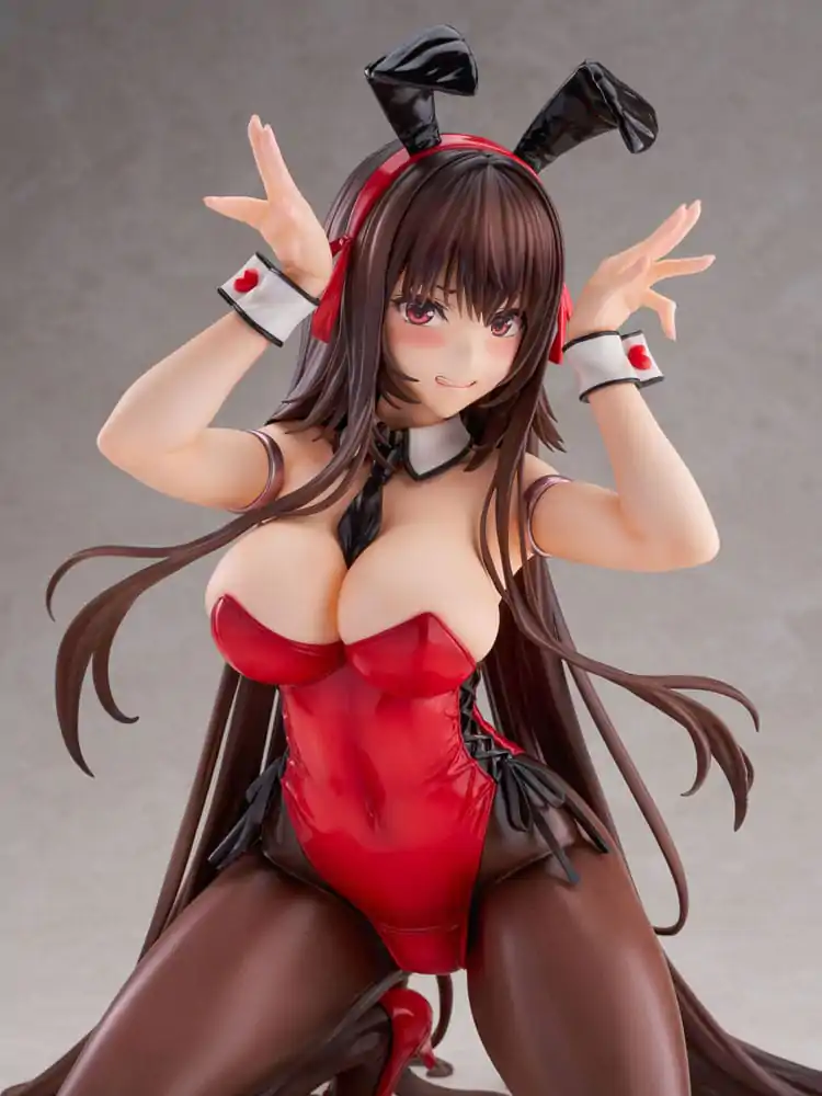 Amakano 2+ PVC Statue 1/4 Yuuhi Kurohime Bunny Suit Ver. 32 cm Statuie din PVC 1/4 poza produsului