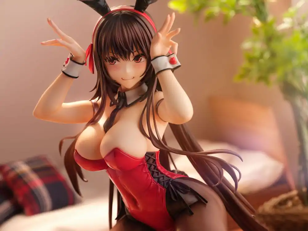 Amakano 2+ PVC Statue 1/4 Yuuhi Kurohime Bunny Suit Ver. 32 cm Statuie din PVC 1/4 poza produsului