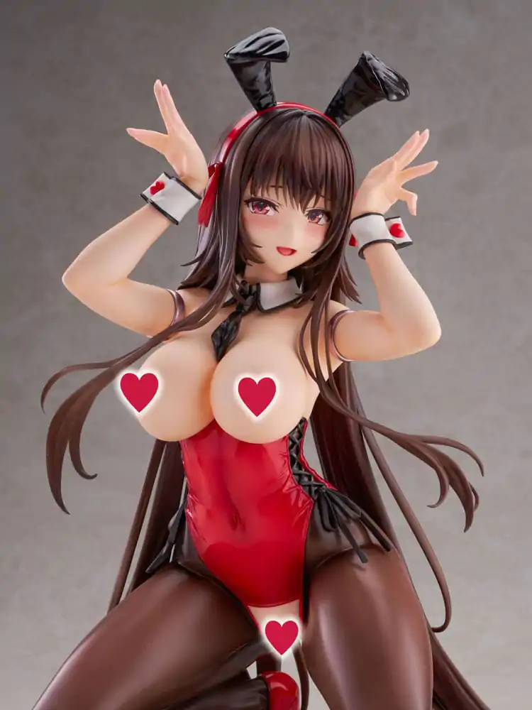 Amakano 2+ PVC Statue 1/4 Yuuhi Kurohime Bunny Suit Ver. 32 cm Statuie din PVC 1/4 poza produsului