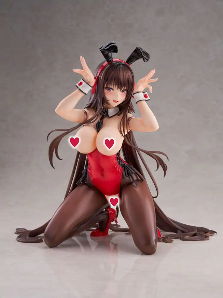 Amakano 2+ PVC Statue 1/4 Yuuhi Kurohime Bunny Suit Ver. 32 cm Statuie din PVC 1/4 poza produsului