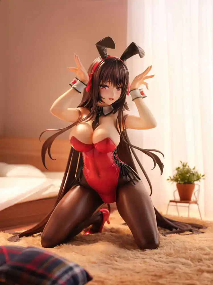 Amakano 2+ PVC Statue 1/4 Yuuhi Kurohime Bunny Suit Ver. 32 cm Statuie din PVC 1/4 poza produsului