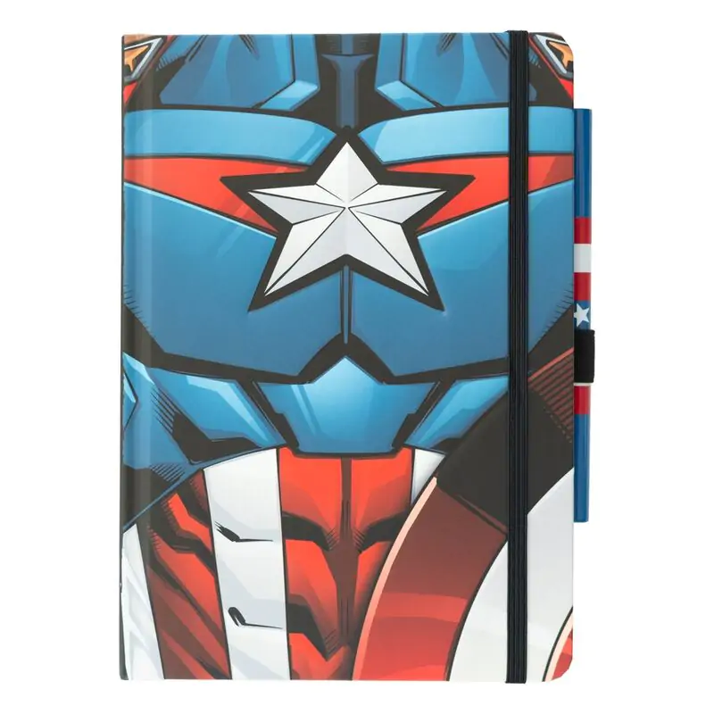 Marvel Captain America A5 notebook premium + pix poza produsului