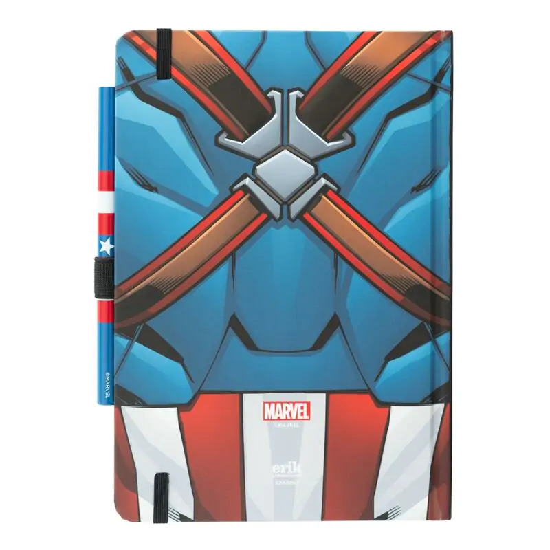 Marvel Captain America A5 notebook premium + pix poza produsului