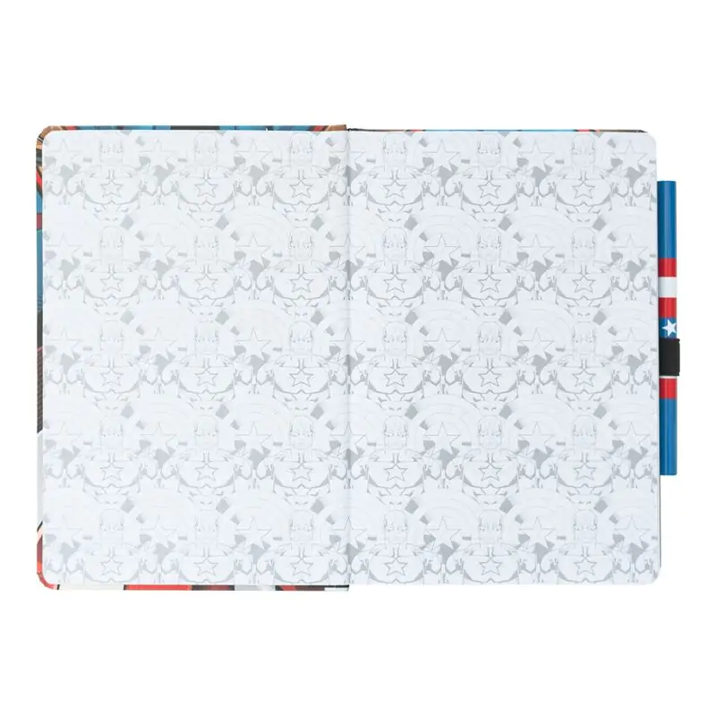 Marvel Captain America A5 notebook premium + pix poza produsului
