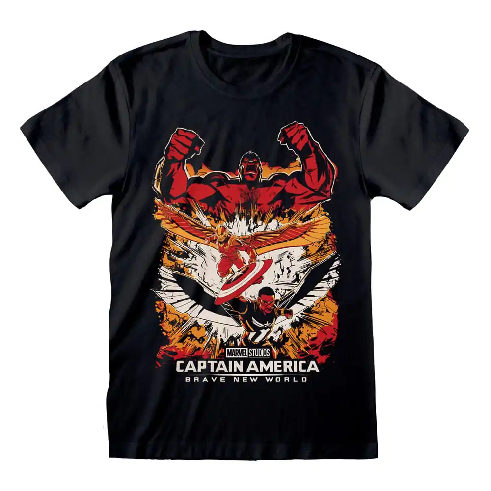 Captain America Brave New World Tricou Montage poza produsului