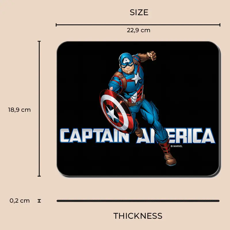 Marvel Captain America mouse pad poza produsului