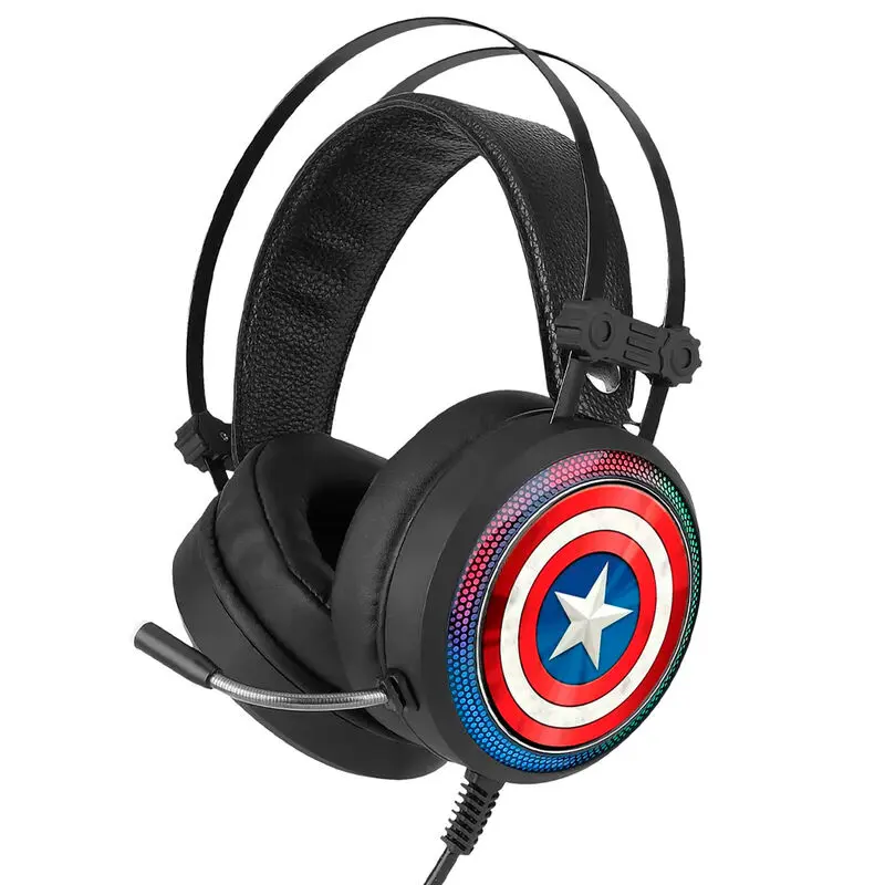 Marvel Captain America casti de gaming poza produsului