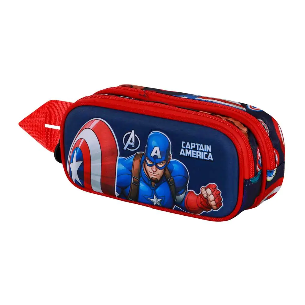 Marvel Captain America Patriot 3D etui dublu pentru creioane poza produsului