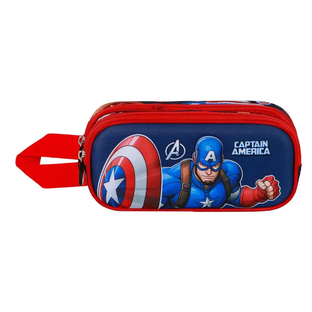 Marvel Captain America Patriot 3D etui dublu pentru creioane poza produsului