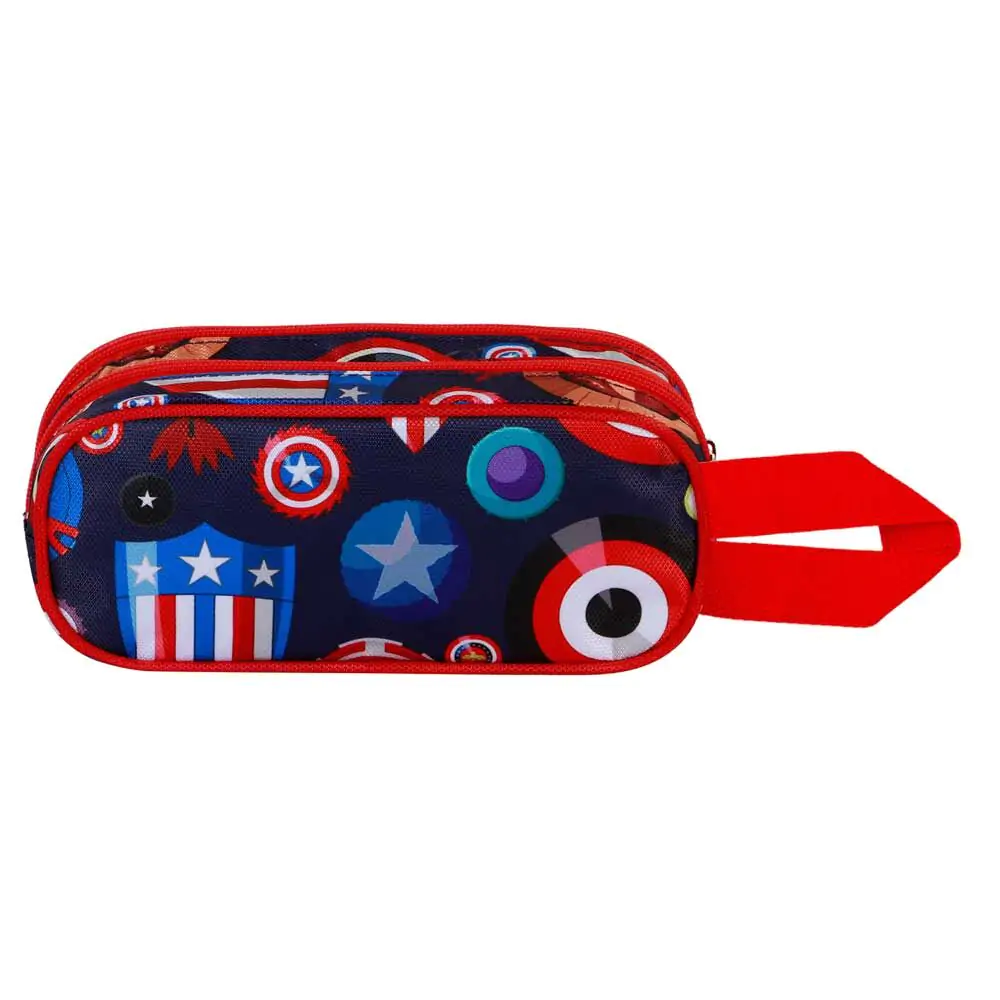 Marvel Captain America Patriot 3D etui dublu pentru creioane poza produsului