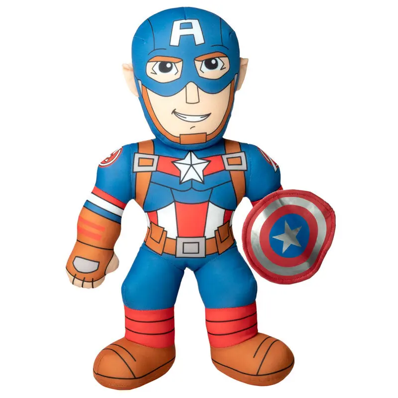 Jucărie de pluș Marvel Captain America cu sunet 38cm poza produsului