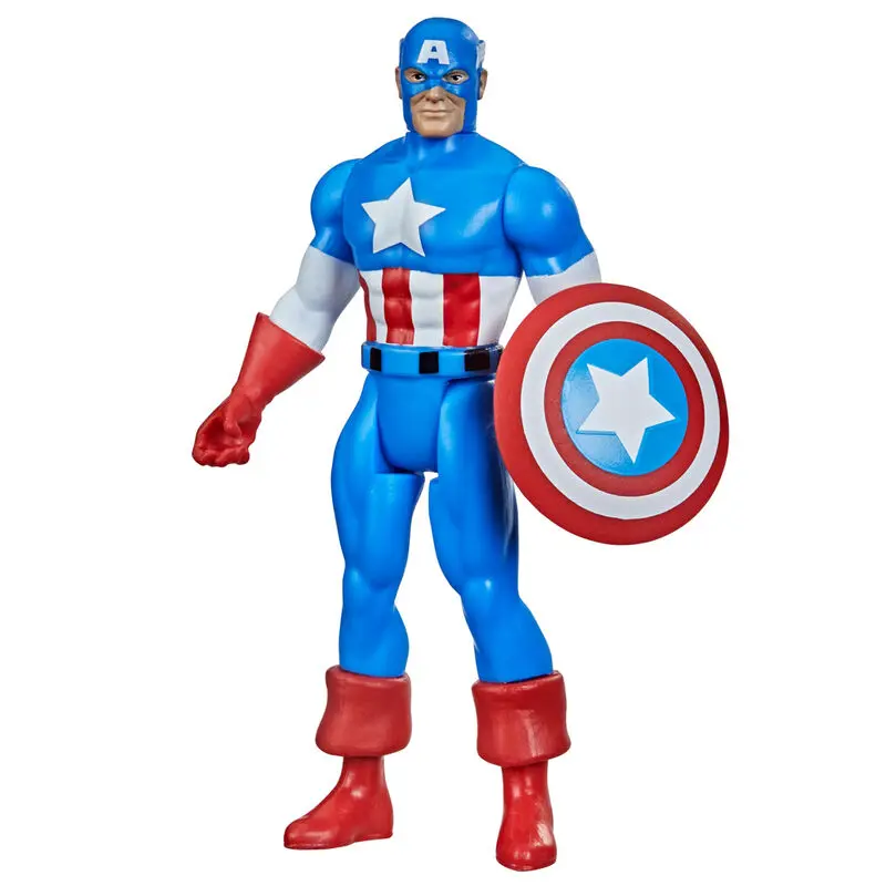 Figurină de acțiune Marvel Legends Retro Collection 2022 Captain America 10 cm poza produsului