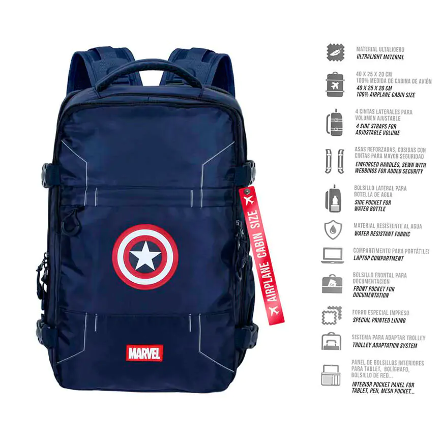 Marvel Captain America rucsac 40cm poza produsului