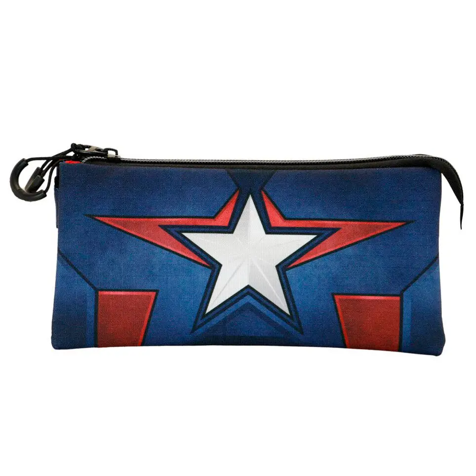 Marvel Captain America etui triplu pentru creioane poza produsului