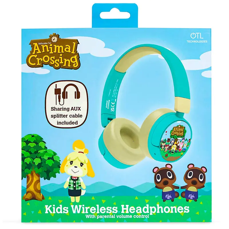 Căști wireless pentru copii Animal Crossing poza produsului